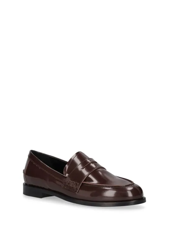 Aeyde   15mm Oscar Polido leather loafers 