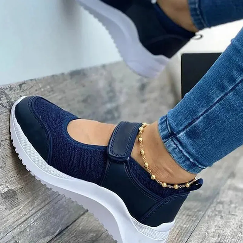 Ashore Shop Women Casual Shoes Sneakers Women Shoes Breathable Mesh Platform