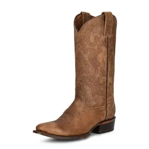 Circle G Men's| Embroidery | Western R Toe | Tan