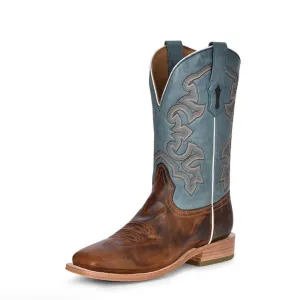 Corral Men's Honey/Blue Square Toe Boot