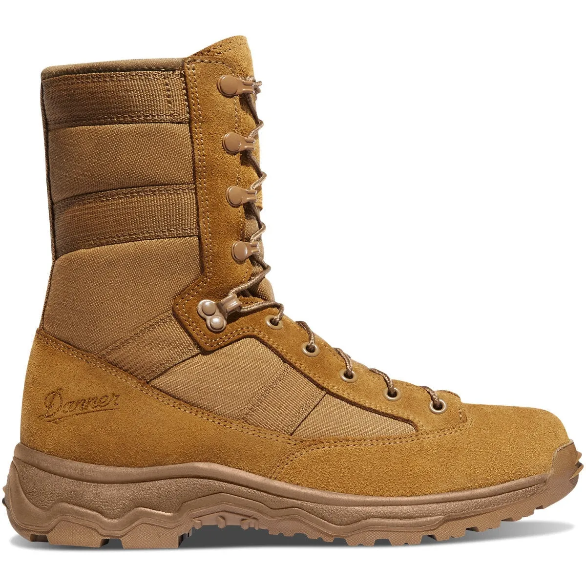 Danner Men's Reckoning 8" Plain Toe Military Boot -Coyote- 53227