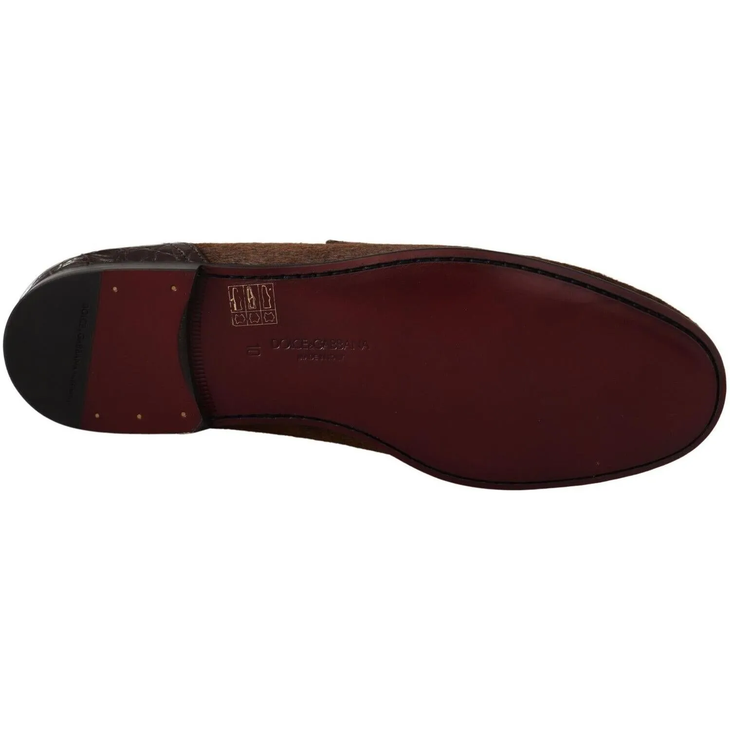 Dolce & Gabbana Exquisite Exotic Leather Loafers