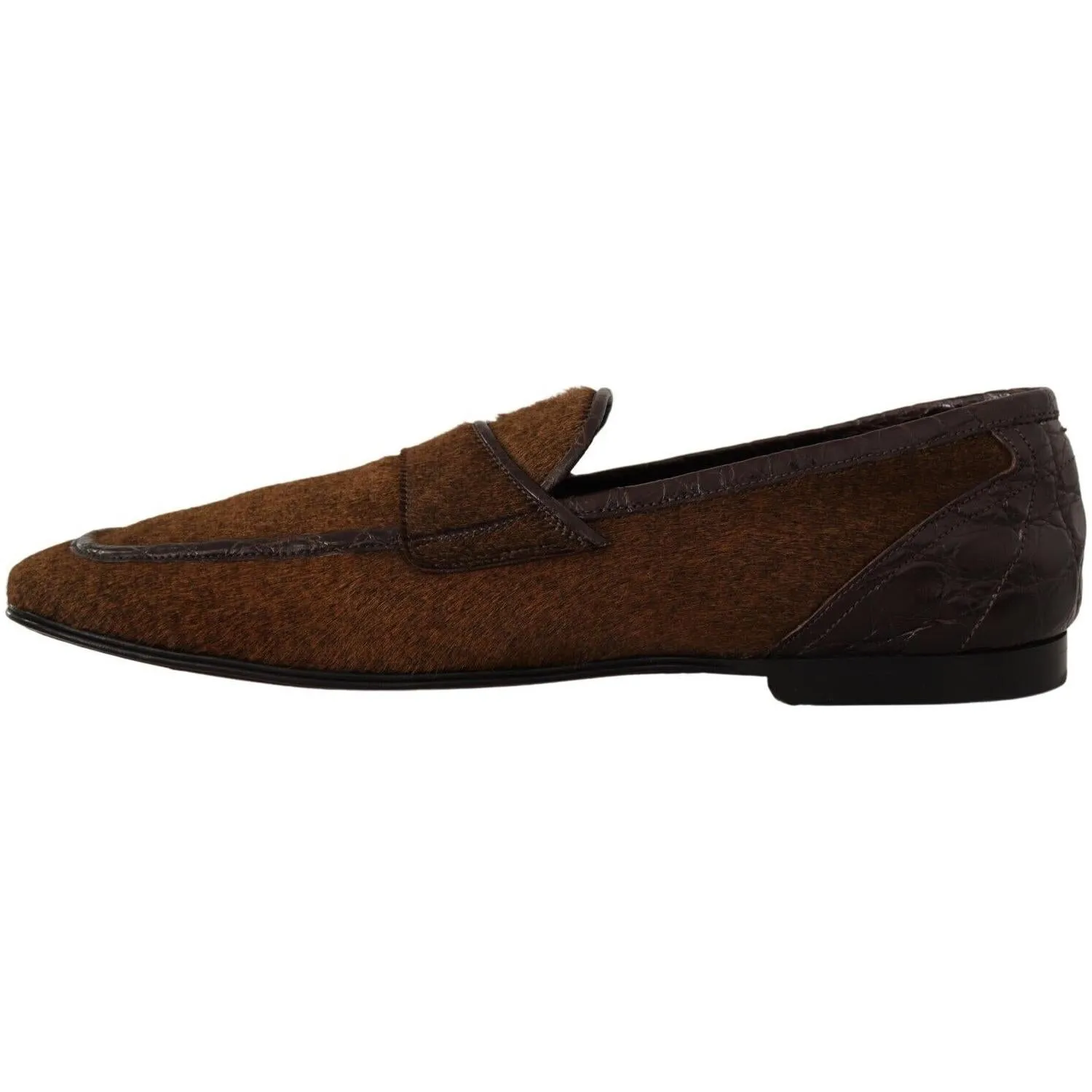 Dolce & Gabbana Exquisite Exotic Leather Loafers