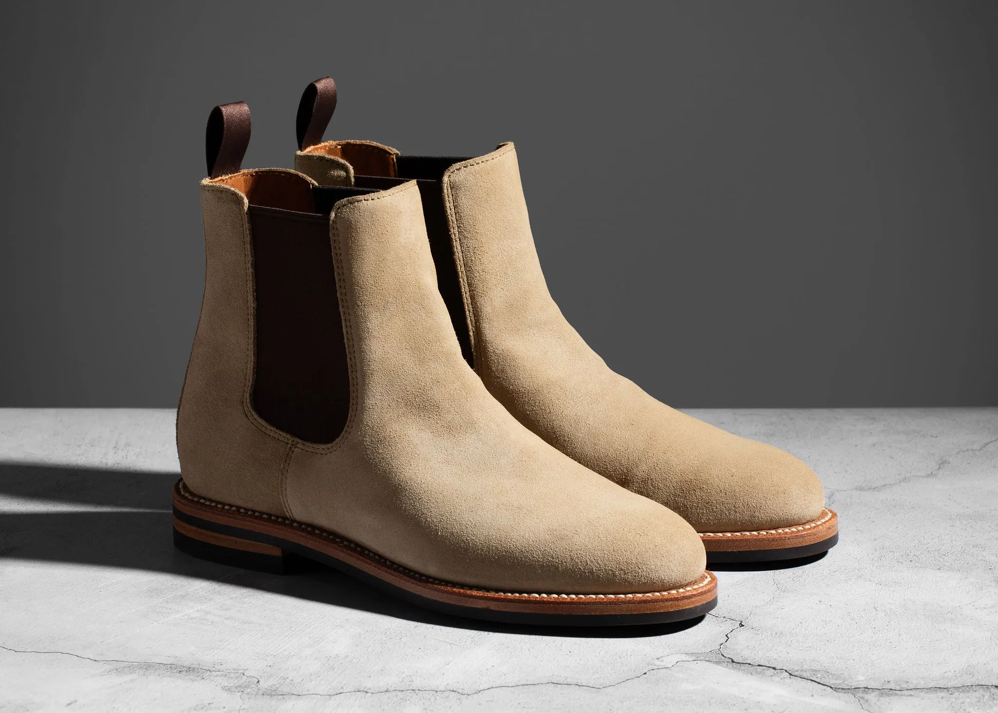 Josephine Chelsea Boot Tan Suede