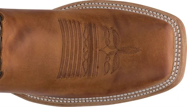 JUSTIN MEN'S TOBACCO BENT RAIL CADDO COWHIDE WESTERN BOOT - BR740