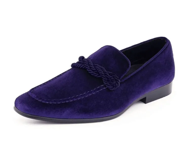 Men Dress Shoes-Esses Purple