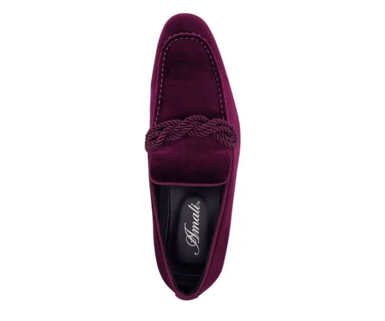 Men Dress Shoes-Esses Purple