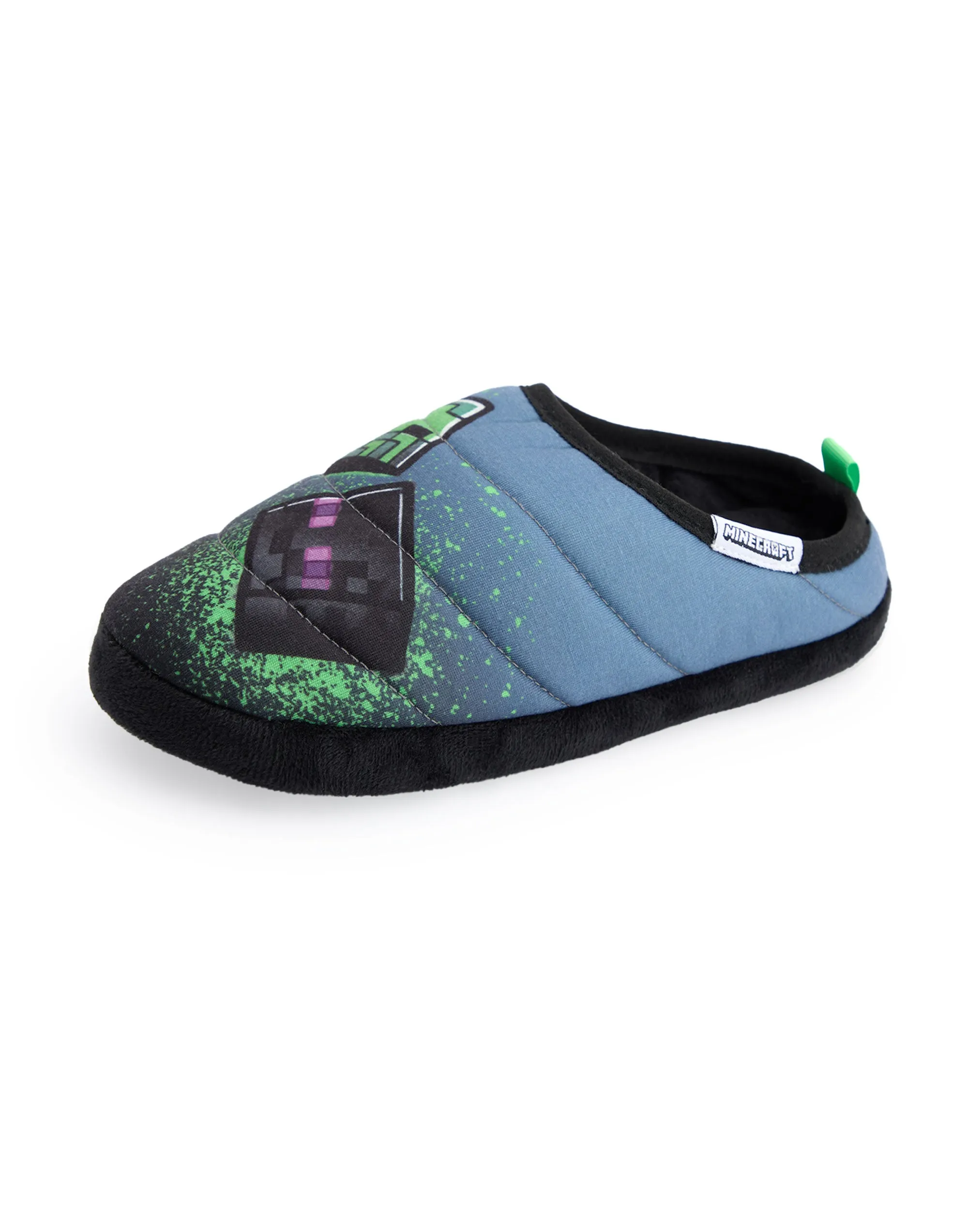 Minecraft Boys Graffiti Slip On Loafer Slippers