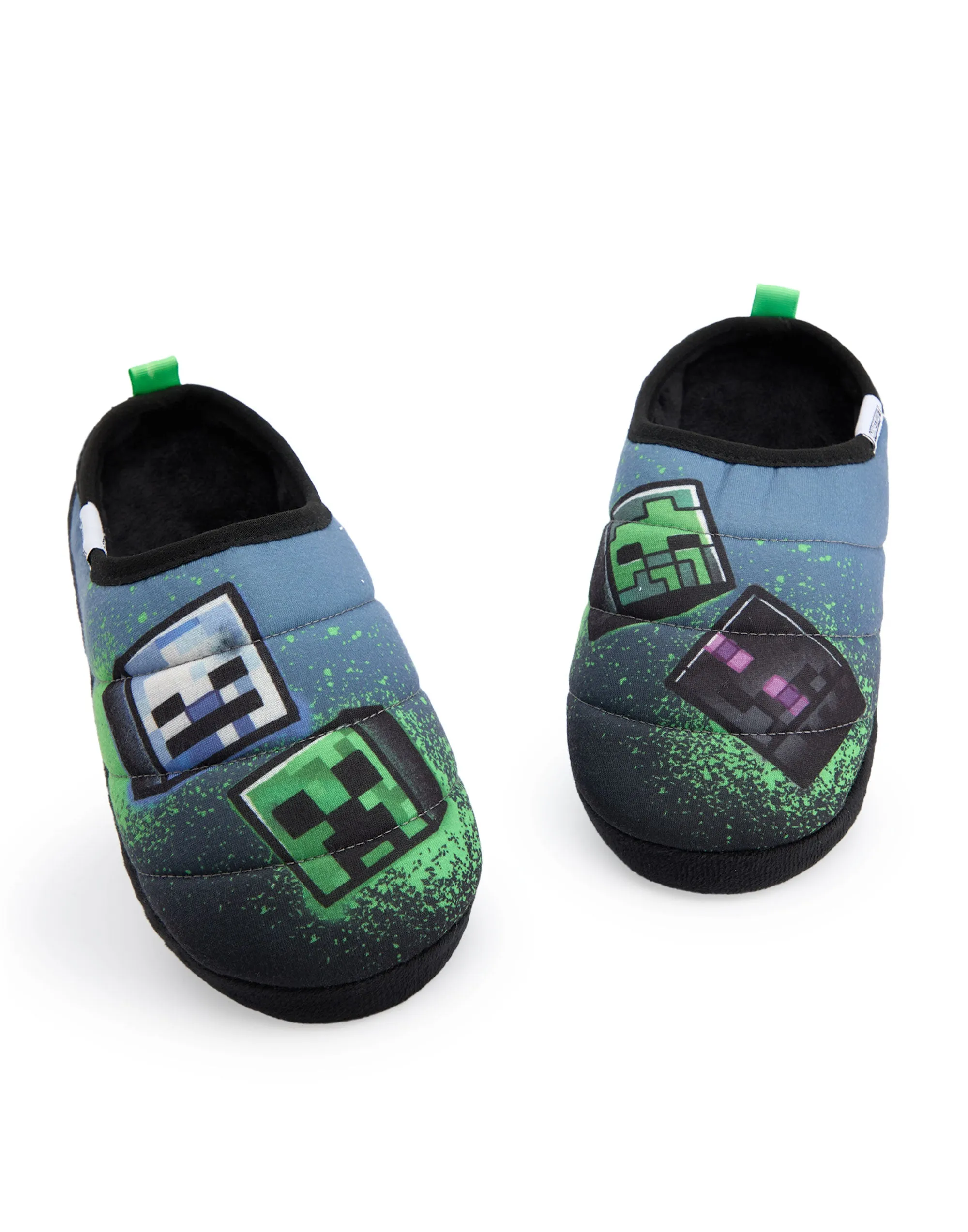 Minecraft Boys Graffiti Slip On Loafer Slippers