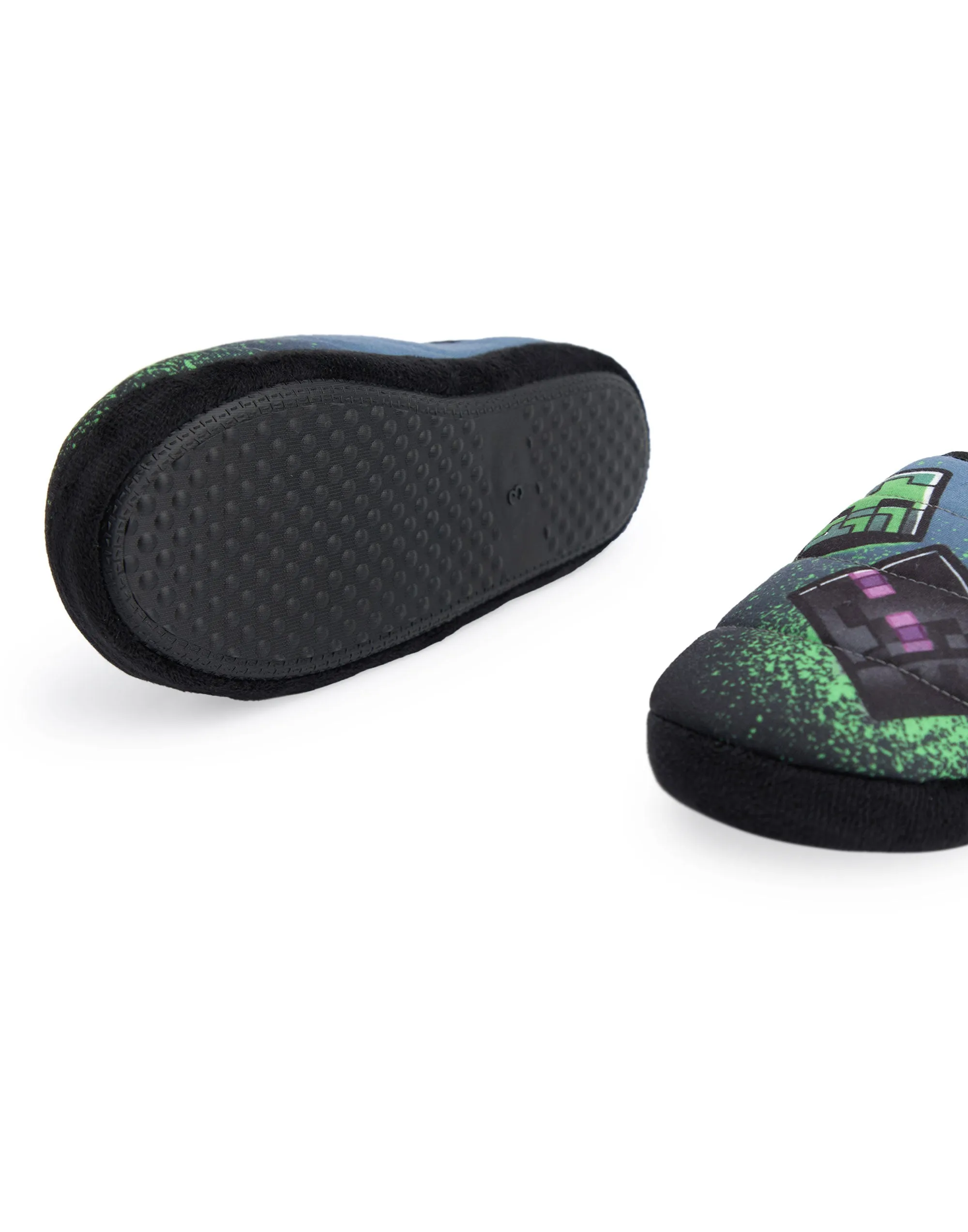 Minecraft Boys Graffiti Slip On Loafer Slippers