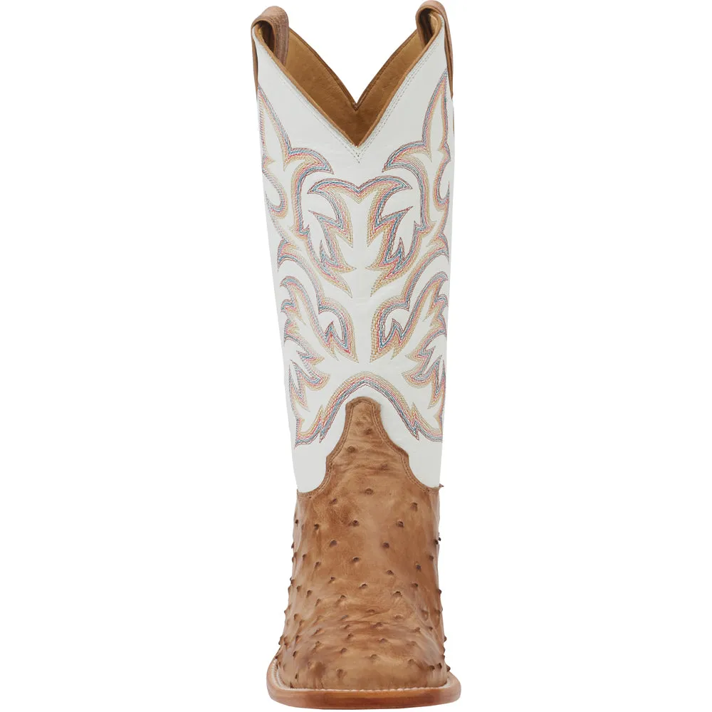 Pascoe Ostrich Square Toe Cowboy Boots