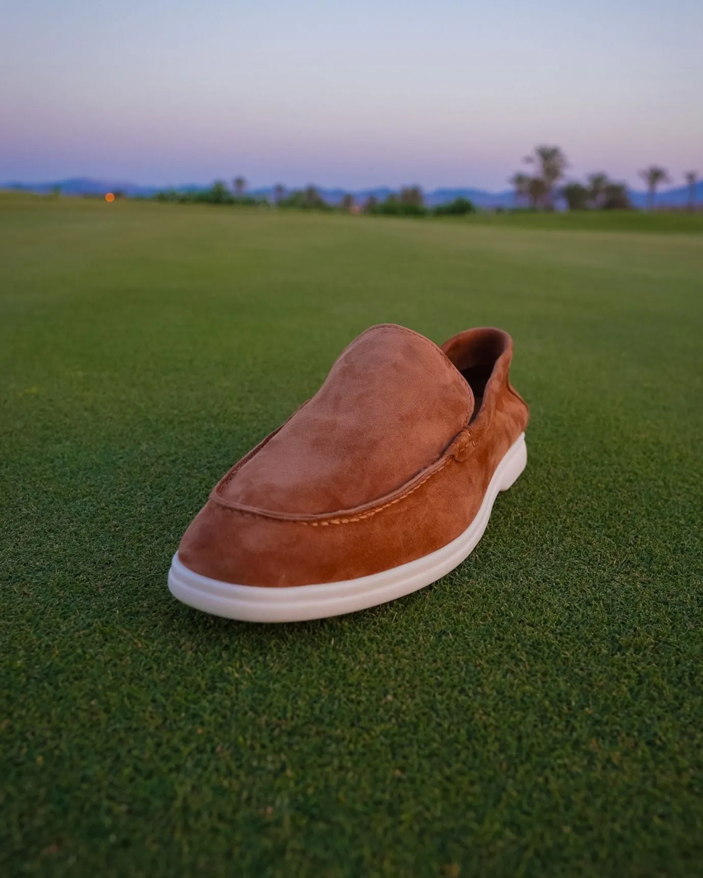 Portofino Suede Loafers Leather - Brown