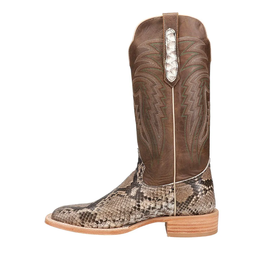 Python Belly Square Toe Cowboy Boots