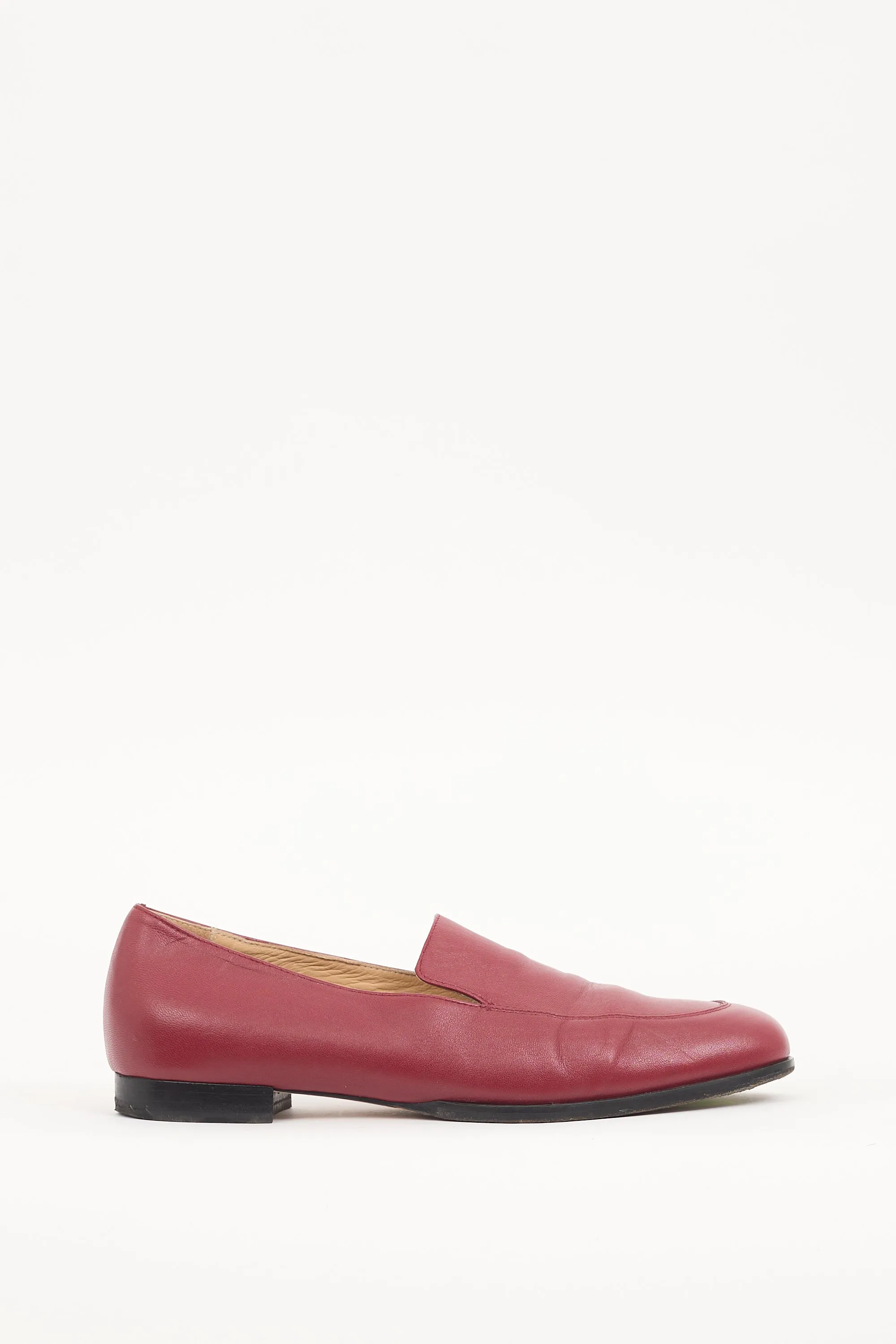 Red Leather Deon Loafer