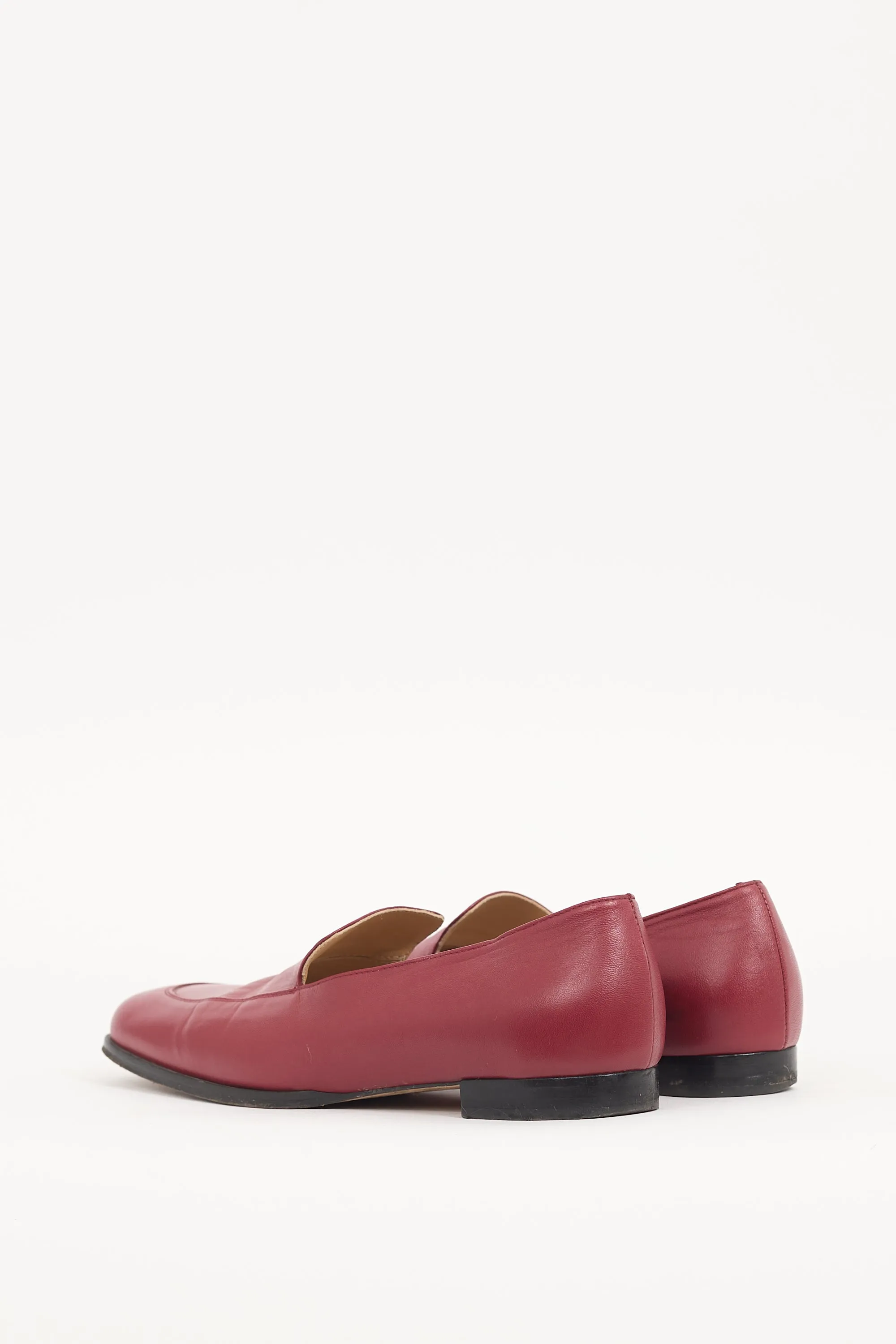 Red Leather Deon Loafer