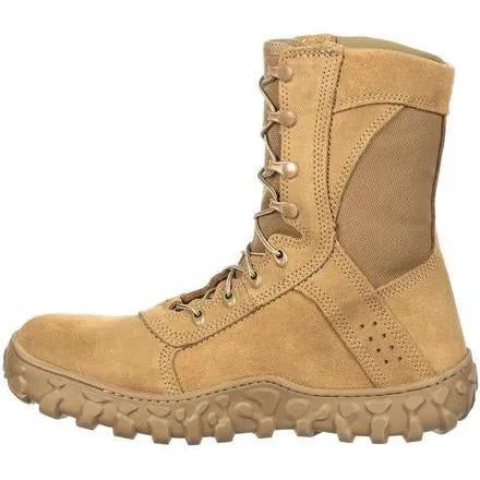 Rocky Men's S2V 8" Steel Toe Tactical Military Boot - Brown - RKC053