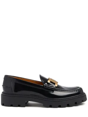 Tod&#x27;s   30mm Leather chain loafers 