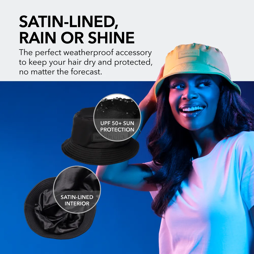 Waterproof, Satin-Lined Bucket Hat