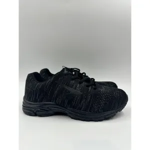 Women's Size 8.5, All Black Low Top Sneaker w/ Black Laces and Cushy Sole