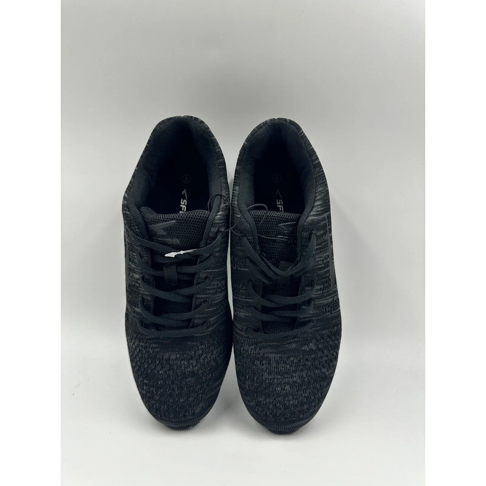 Women's Size 8.5, All Black Low Top Sneaker w/ Black Laces and Cushy Sole