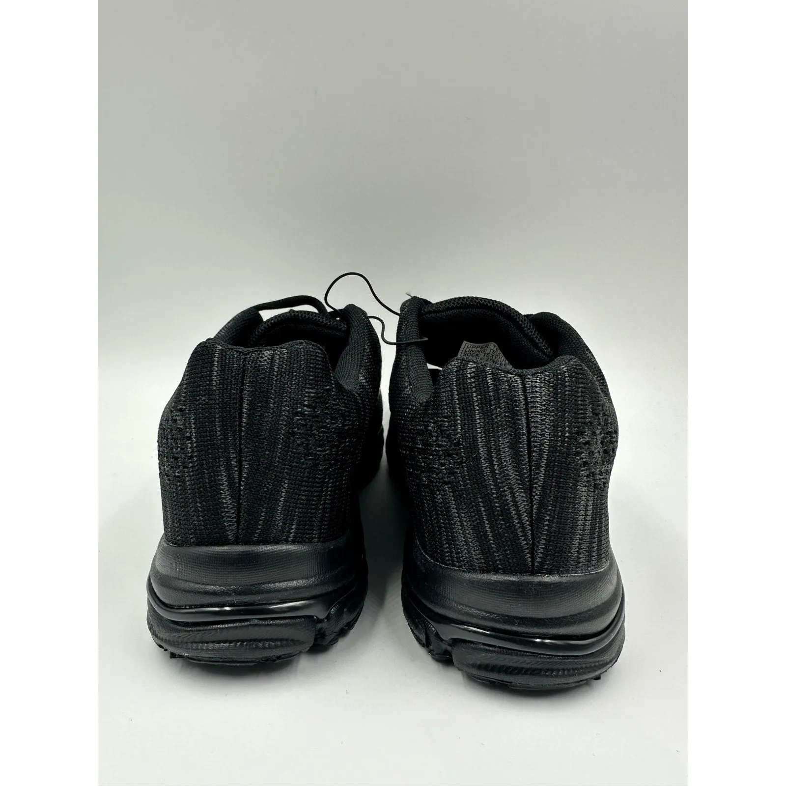 Women's Size 8.5, All Black Low Top Sneaker w/ Black Laces and Cushy Sole